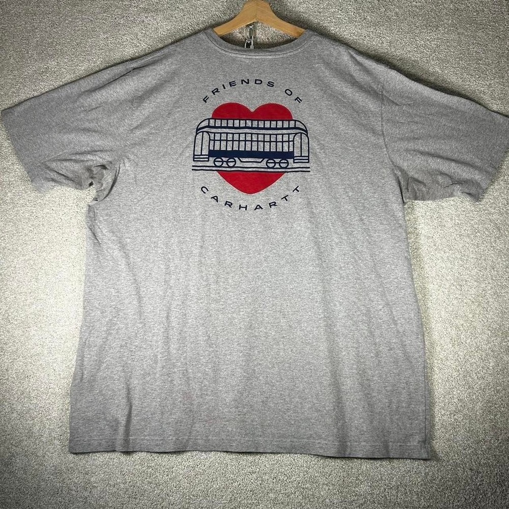 Men's Carhartt heart logo friends of Carhartt grey loose fit t-shirt
